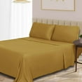 thumbnail image 2 of Rayon from Bamboo Solid Deep Pocket Sheet Set Gold / Twin XL, 2 of 4