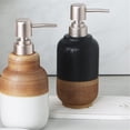 thumbnail image 4 of Vintage Ceramic Lotion Push Bottle Soap Dispenser For Kitchen Bathroom 400ml, 4 of 6