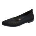 thumbnail image 2 of Flats for Women,Womens Flats,Women's Flats,Womens Dress Shoes,Summer Shoes for Women,Womens Flat Shoes Classic Pointed Toe Flats Knitted Dress Shoes Soft Flats for Woman Comfortable Dressy,Black,6.5, 2 of 6