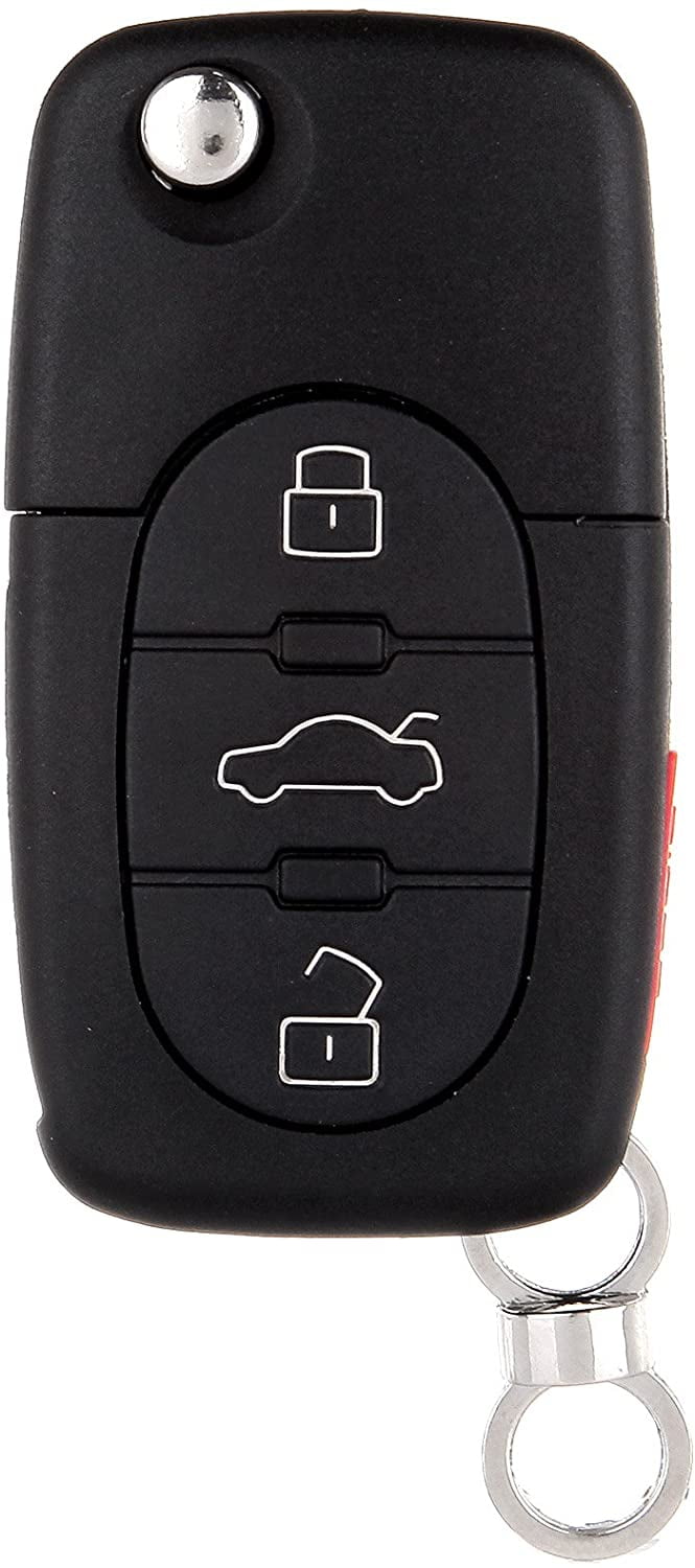 Flip Folding Keyless 4 Buttons Remote Key Shell Case Fob For  A4 