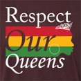 thumbnail image 5 of Wild Bobby Respect Our Queens Black Pride Mens Premium Tri Blend T-Shirt, Cardinal, Small, 5 of 5