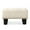 Beige Linen Color, variant on Dycanpo Small Foot Stool Ottoman, Rectangle Foot Stools with Non-Slip Pads, Footstool for Living Room, 9''H,Carbon Gray