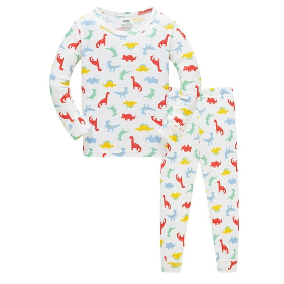 Vividxx Girls Outfits Sets Cute Printed Long Sleeve Pajama Sets Toddler Kids Comfortable Loungewear For Daily Wear And Soft Sleepwear For Girls Age 1-10 O-Neck Cute Dailywear
