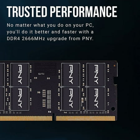PNY - Performance 2PK 32GB  2666MHz DDR4  SODIMM Notebook Memory Kit