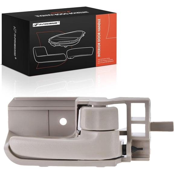 A-Premium Front or Rear Right Passenger Side Interior Door Handle Compatible with Toyota Corolla Matrix 2003-2008, Beige, Replace# 69205-12200-A2, 69205-12200-A