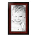 thumbnail image 2 of ArtToFrames 8" x 14" Honors Mahogany with Black Picture Frame, 8x14 inch Brown Wood Poster Frame (WOM-5154), 4 Pack, 2 of 6