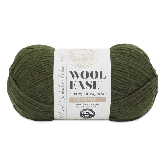Lion Brand Wool-Ease Roving Origins Yarn-Olive