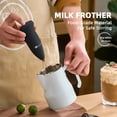 thumbnail image 3 of Mini Batidora Eléctrica De Espuma De Leche De Café Inalámbrico Huevos Mano Cappuccino Espumador Batidor De Cocina Herramientas, 3 of 4