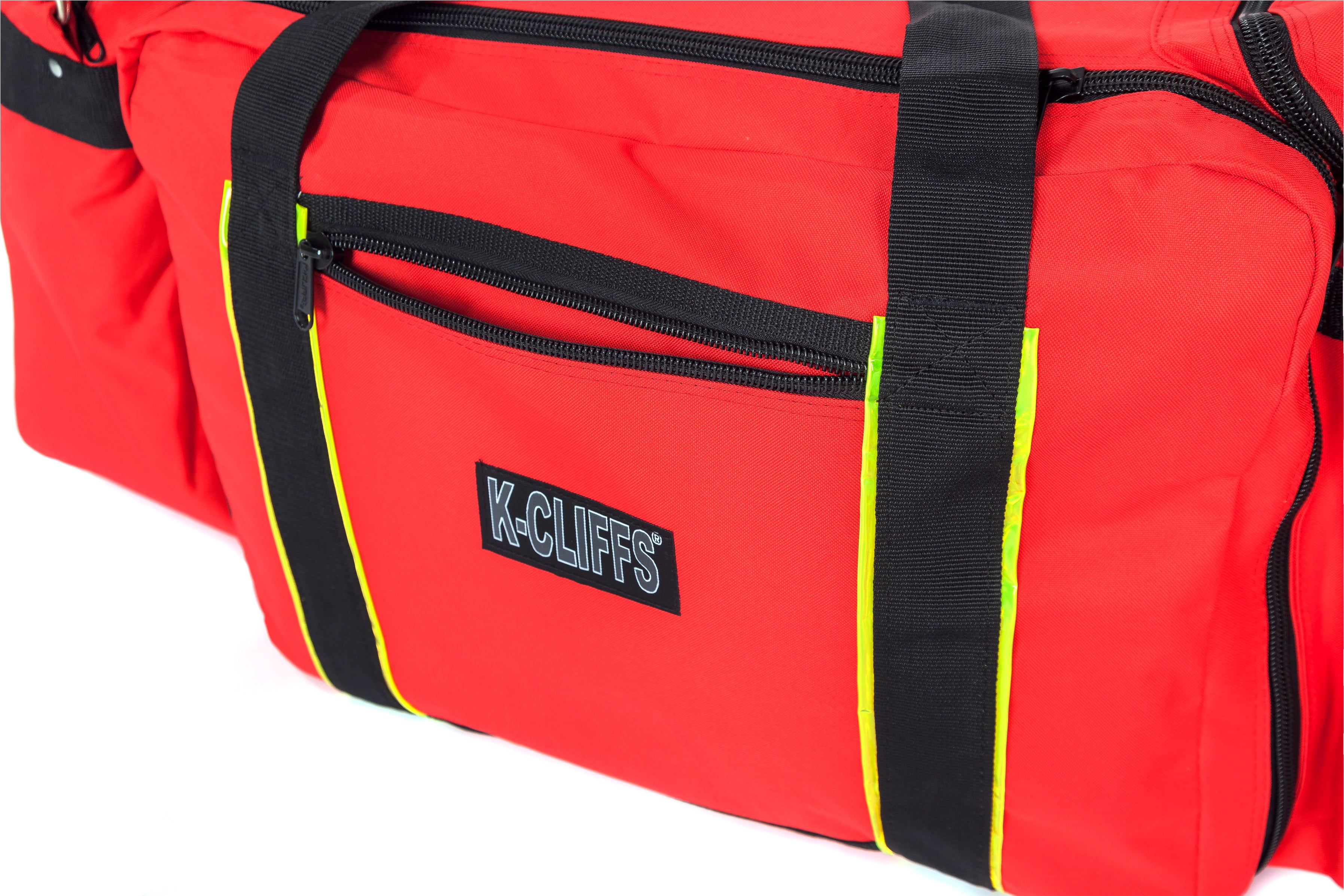 K-Cliffs Fire Fighter Gear Duffel Heavy Duty Fireman/Paramedic Equipment Travel Bag with Helmet Pocket