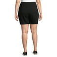 thumbnail image 6 of Terra & Sky Women's Plus Size Athleisure Knit Shorts, 6 of 6