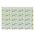 thumbnail image 1 of Geometric Cutting Board, Abstract Paisley Design Middle Inspired Retro Ornate, Decorative Tempered Glass Cutting and Serving Board, Large Size, Yellow Green Grey White, by Ambesonne, 1 of 1