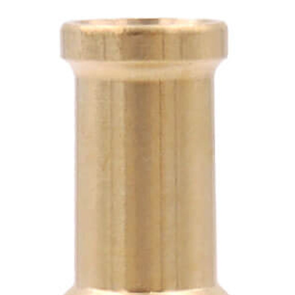 HomeRoots 554326 Brass Metal Hose Nozzle - Set of 2