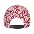 thumbnail image 4 of Goofa Red Flowers Printed Baseball Cap for Men and Women - Adjustable Unisex Hat for Sports and Casual Wear,Sun protection Casual Outdoor Everyday Fashion Cap, 4 of 9
