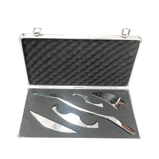 5Pc Stainless Steel Gua Sha Scraper Physical Therapy Fascia Knife