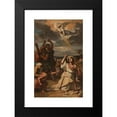 thumbnail image 2 of Auguste Couder 11x14 Black Modern Framed Museum Art Print Titled - The Martyrdom of Saint Etienne (1836), 2 of 5