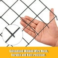 thumbnail image 5 of netuera Hardware Cloth 36 in x 50 ft 1 in, Chicken Wire Fence with Pliers and Glove (16 Gauge), for Chicken Coop, Screen mesh, Rabbit Fence and Poultry Enclosures (Black), 5 of 7