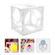 thumbnail image 3 of Caja medidora de globos de plástico, herramienta de medición de tamaño de globo, caja de probador de 11 agujeros, 3 uds., 3 of 5