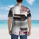thumbnail image 4 of Fotbe Rustic Door Handle Closeup Camisa Hawaiana para Hombre Unisex – Camisa Casual de Verano con Botones de Manga Corta de Algodón y Lino,Small, 4 of 7