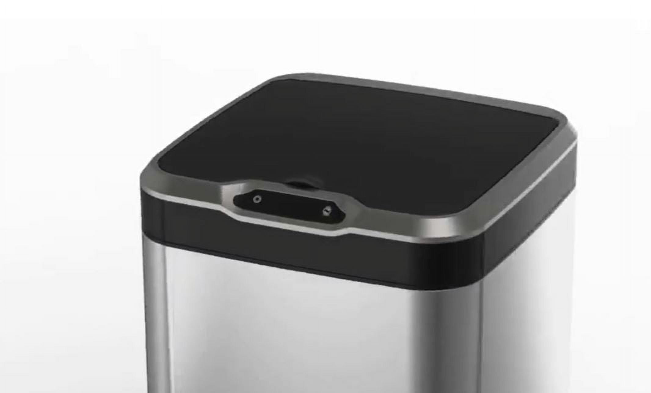 EcoTech 3.4 gal Stainless Steel Motion Sensor Bathroom Trash Can