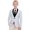White, variant on Zecgelong Girls Boys Long Sleeve Lapel Formal Suit Jacket Button Fashion Casual Coat Business Suit For Kids