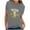 Grey, variant on JLFKNG Womens Casual T-Shirts Oktoberfest Party Crewneck T Shirt Traditional Bavarian Style Tee For Festival Soft Comfortable Fit Shirt Tops Comfy Summer Clothes