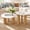 Marble White-Set of 2, variant on Brafabhome Round Lift Top Coffee Table with Storage, 31.5" Flip-top Fluted Cocktail Table, Mid-Century Modern Center Table for Living Room | Natural