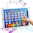thumbnail image 4 of BFVV Kids Learning Tablet 7 Inch Learning Pad Toy, Educational Toddler Electronic Interactive Musical Toys for Boys Girls Birthday Gift(Green), 4 of 9