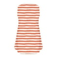 thumbnail image 4 of Xihbxyly Womens Tops Plus Size Striped Print V-Neck Tank Tops Leisure Loose Fit Sleeveless Standard Straps Pleated Tops, 4 of 4
