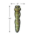thumbnail image 4 of Outward Hound Invincibles Tough Skinz Rattlesnake Dog Toy, Green, Large, 4 of 4