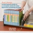 thumbnail image 4 of ECR4Kids Tabletop Book Display, Adjustable, Grey Wash, 1, 4 of 9