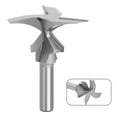 thumbnail image 3 of MYG 1/2 Shank Wood Wall Cabinet R50 Arc Bending Cutter Router Bits Woodworking Tool, 3 of 5