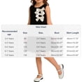 thumbnail image 3 of Xdegoge Elegant Toddler Formal Party Dress for Kids Girls Knee Length A Line Sleeveless Crewneck Evening Dress Pearl Beaded Big Bowknot Cute Wedding Guest Pageant Dance Outfit, 3 of 9
