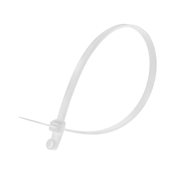 Secure Cable Ties 16 Inch Natural Heavy Duty Mount Head Cable Tie - 100 Pack