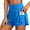 Blue, variant on Women's 2 in 1 Running Shorts - Lightweight Athletic Workout Gym Yoga Shorts Liner with Pockets(Black/S)