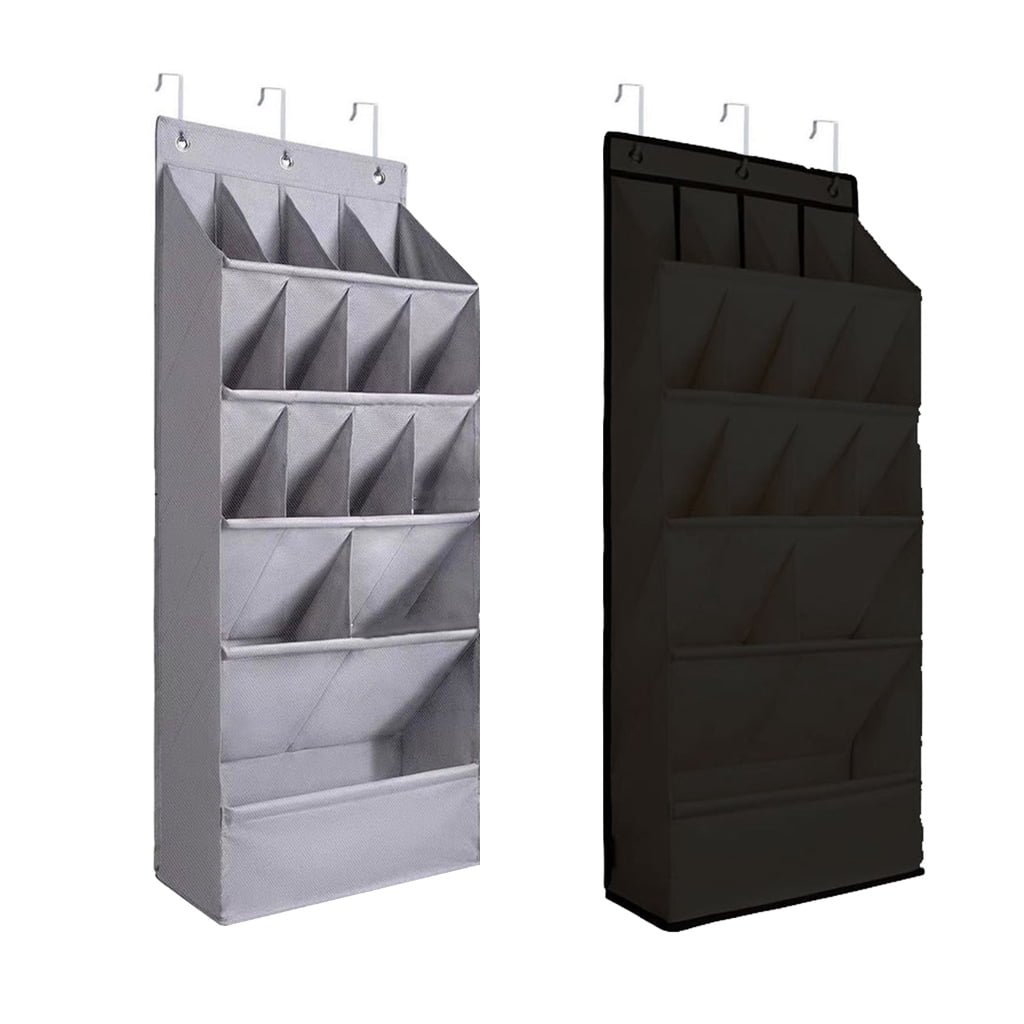 Elegant Over Door Footwear Organizers Closet Door Shoe Bag 15 Slot Sturdy Construction for Footwear and Accessories