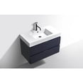 thumbnail image 4 of Kubebath Bliss 36" Blue  Wall Mount Modern Bathroom Vanity, 4 of 6