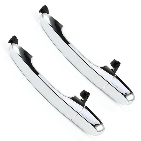 CCIYU Door Handles fit for 2011 2012 2013 2014 for Kia Sorento Exterior Passenger Right Side Silver(2pcs)