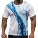 thumbnail image 1 of Camiseta de manga corta con cuello redondo para hombre, informal, deportiva, a la moda, para la playa Pompotops oipoqjl33711, 1 of 6