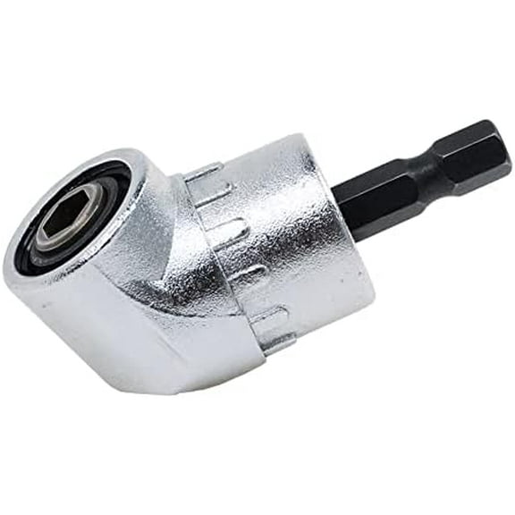 Right Angle Drill Driver 105 Degree Right Angle Drill Attachment Power Screwdriver Drill Adapter for Tight Spaces Quick Change Impact Drive and Magnetic Bit Socket