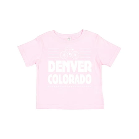 

Inktastic Denver Colorado Biking Gift Toddler Boy or Toddler Girl T-Shirt
