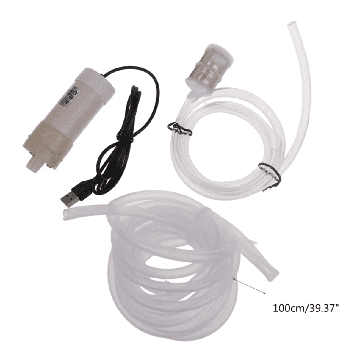 Mini Water Pump, 5 V Self-Priming Water Pump, Small USB-Powered Vacuum Pump, Electric Water Pump (1 Metre)