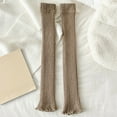 thumbnail image 3 of STETMN Women's Knit Long Socks Cute Leg Warmers Boot Socks Fall Ruffle Leg Sleeves for Party, 3 of 3