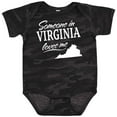 thumbnail image 3 of Inktastic Someone in Virginia Loves Me Boys or Girls Baby Bodysuit, 3 of 5