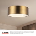 thumbnail image 3 of FM556012MB-Alora Lighting-Brisbane - 2 Light Flush Mount-4.13 Inches Tall and 12 Inches Wide-Matte Black Finish, 3 of 7