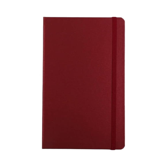 Libreta Pen + Gear con Elástico Color Vino