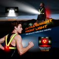 thumbnail image 2 of Luces para Correr ISEYOU 800LM 6+2 Modos con Chaleco Reflectante, 2 of 7