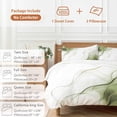 thumbnail image 6 of 3 Piece Marble Sage Green Duvet Cover Set Queen Size,Microfiber Comforter/Quilt Cover with Corner Ties and 2 Pillowcases,Gold White Modern Gradient Ocean Wavy All Season Bedding with Zipper Closure, 6 of 8