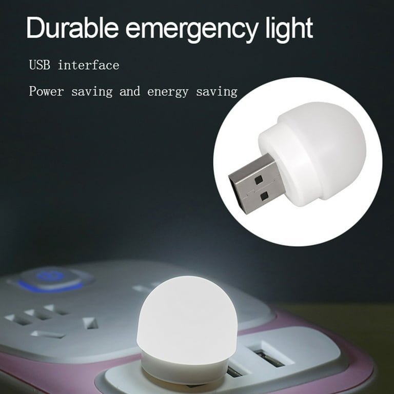 LBECLEY Smart Home Gadgets Led Charging Computer Eye Light Book Power Light  2Pc Small Light Mobile Reading Plug Usb Smart Home Accessories A One Size