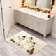 thumbnail image 5 of Christmas Holiday Embroidery Style Non-Slip Absorbent Kitchen Floor Mat, Washable Indoor Doormat for Entryway Bathroom Laundry Room Decor, 5 of 6