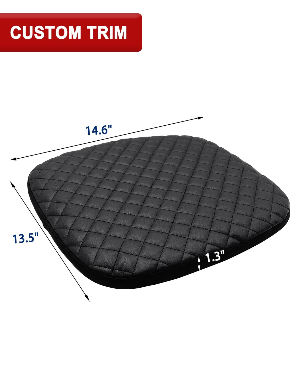 KBH Center Console Cover for Cadillac Escalade 2007-2014, Middle Console Lid Armrest Cover Protector for Car Interior Accessories, Black